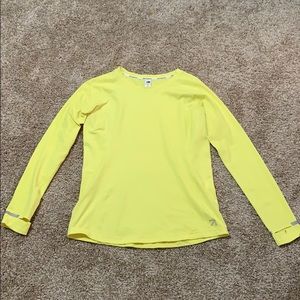 New Balance x J. Crew Yellow Long Sleeve Top